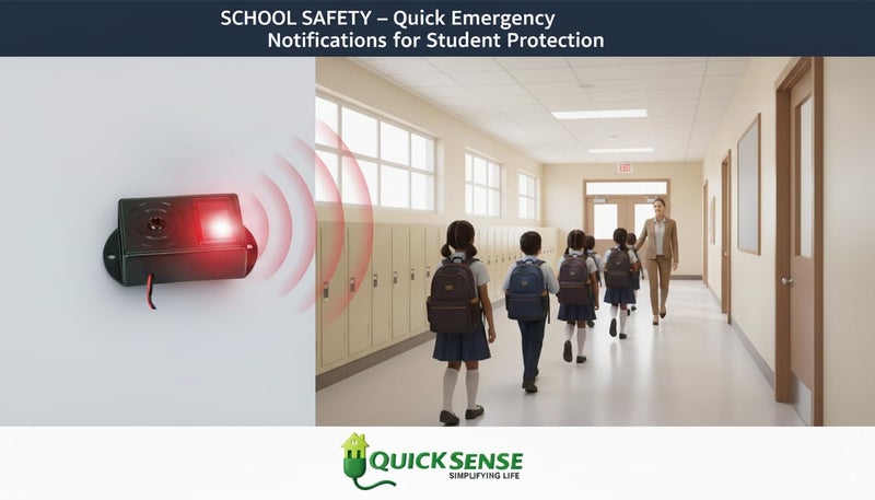 Quick Sense (QS-H3) 220V - 118dB Plastic Hooter Security Alarm with Flasher | Loud Sound Siren for Banks, Offices, Homes | Police Siren for Car, Bike, Cycle | Burglar Alarm System - Image 3
