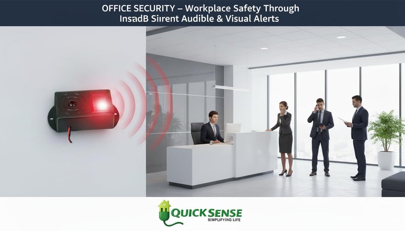 Quick Sense (QS-H3) 220V - 118dB Plastic Hooter Security Alarm with Flasher | Loud Sound Siren for Banks, Offices, Homes | Police Siren for Car, Bike, Cycle | Burglar Alarm System - Image 4