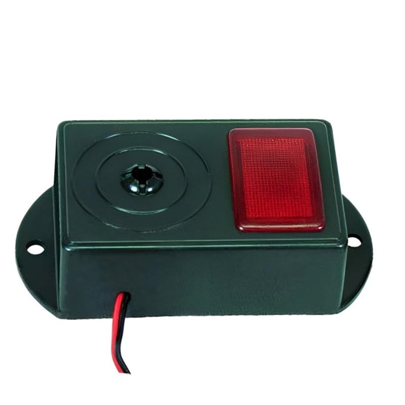 Quick Sense (QS-H3) 220V - 118dB Plastic Hooter Security Alarm with Flasher | Loud Sound Siren for Banks, Offices, Homes | Police Siren for Car, Bike, Cycle | Burglar Alarm System - Image 1