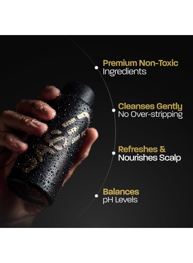 Based Bodyworks BASED Rejuvenating Shampoo with Aloe Vera, Peppermint Oil, & Coconut Oil, Cleansing Shampoo for Men, No Sulfates, Parabens or Phthalates, Quality Men’s Hair Care, 8.34 fl oz Bottle (Pack of 1) - Image 5