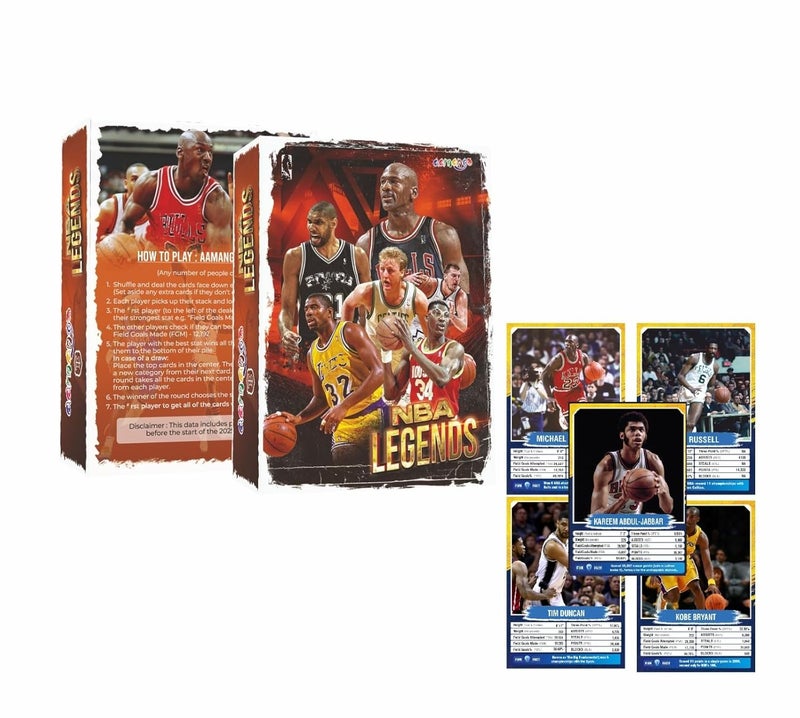 Aamango Educational & Entertainment Trump Cards (NBA Combo (Legends + Current 2025)) - Image 2