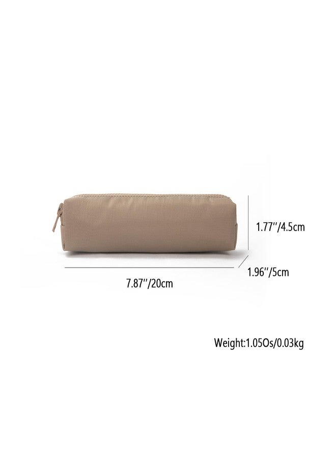 YONBEN Oxford Fabric Color Pencil Case Multifuncional and Simple with Zipper for School (Khaki,Oxford Fabric) - Image 2