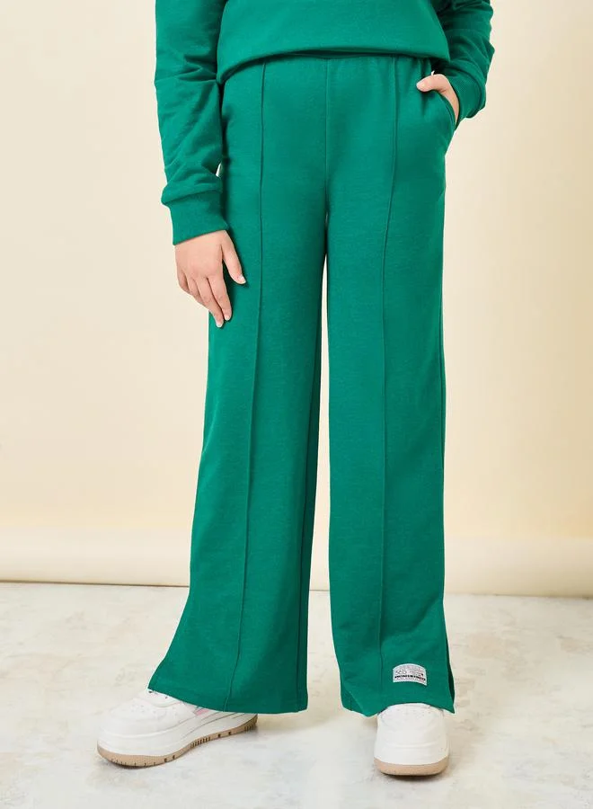 Styli Front Graphic Print Sweatshirt & Joggers Set