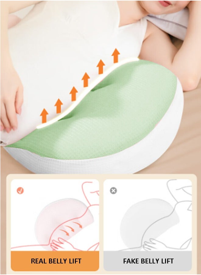 Generic Pregnancy Pillow, Pregnant Body Pillow, Pregnant Sleep Pillow, Feeding Baby Side Sleeping Pillow, Support Pregnant Women Back, Legs, Abdomen, Hips, Corduroy Removable And Adjustable  - Image 5
