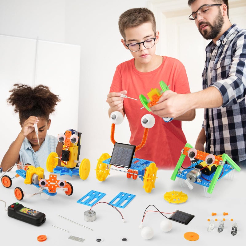 BeAndge STEM Toys for Ages 8-13, Boys Crafts Robotics Science Kits for Kids Age 8-12, Robot Building Kit for Kids 8-10, Experiments Activities, Engineering STEM Toys 7+ 6 7 8 9 10 11 12 + Year Old Gifts - Image 2