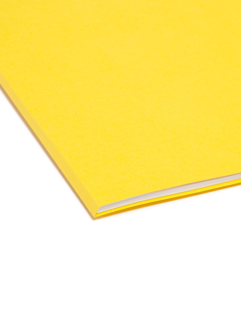 Smead File Folder, Reinforced 1/3-Cut Tab, Legal Size, Yellow, 100 per Box (17934) - Image 5