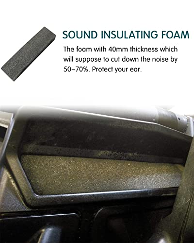 SUNPIE Noise Reduction Kit Compatible with Can Am Marverick X3 XRS Max Turbo R RR XRC XRS 2025-0217, Air Clutch Intake Relocation Noise Dampener Can-Am X3 Accessories - Image 4