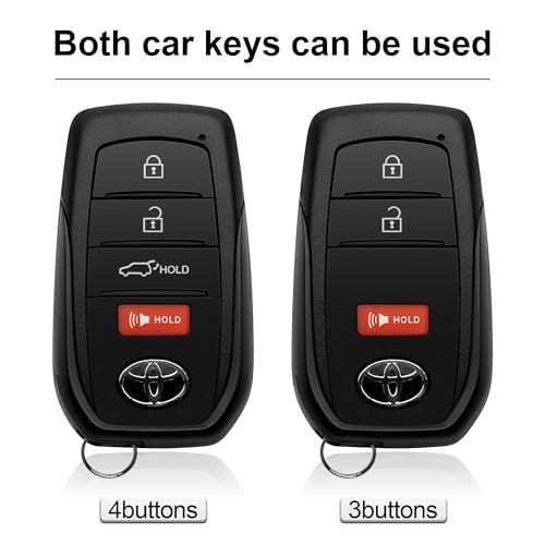 ZSPDACC for Toyota Key Fob Cover 2025 2026 2024 2023 Car Key Case Camry Corolla Crown Signia Grand Highlander Sequoia Tundra Venza Land Cruiser 4 Buttons - Image 5
