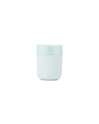 WP W&P Porter Ceramic Mug w/ Protective Silicone Sleeve, Mint 12 Ounces | On-the-Go | Reusable Cup for Coffee or Tea | Portable | Dishwasher Safe - Image 1