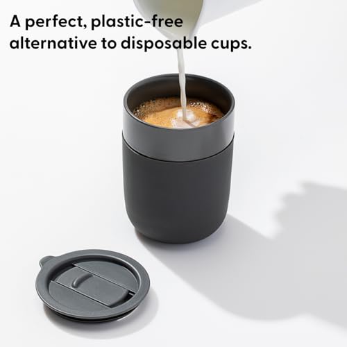 WP W&P Porter Ceramic Mug w/ Protective Silicone Sleeve, Mint 12 Ounces | On-the-Go | Reusable Cup for Coffee or Tea | Portable | Dishwasher Safe - Image 2