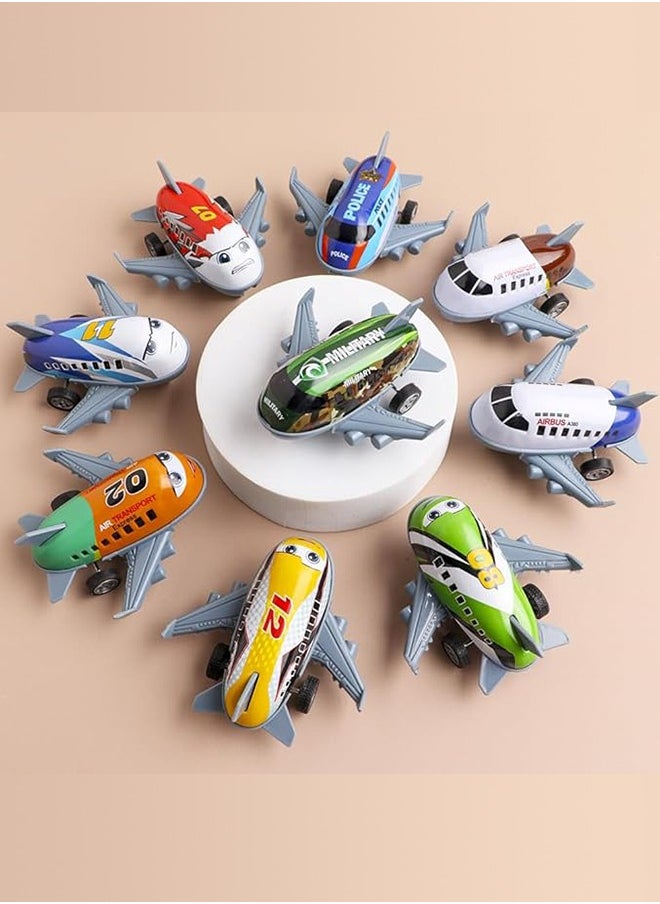 Generic - 30 Pcs Pull Back Toy Cars Airplanes with Storage Box, Alloy Mini Race Push and Pull Back Cars Planes Vehicles Toys for Kids, Party Favors Toy Cars Suitable Kids Gifts For Kids 3+ Years - Image 1