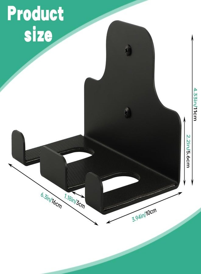 YOSINXU Vertical Barbell Wall Rack | Heavy-Duty Bar Holder for Garage Gym | Space-Saving Mount Organizes 33mm Bars（Commercial & Home）(COLOR:Black) - Image 2