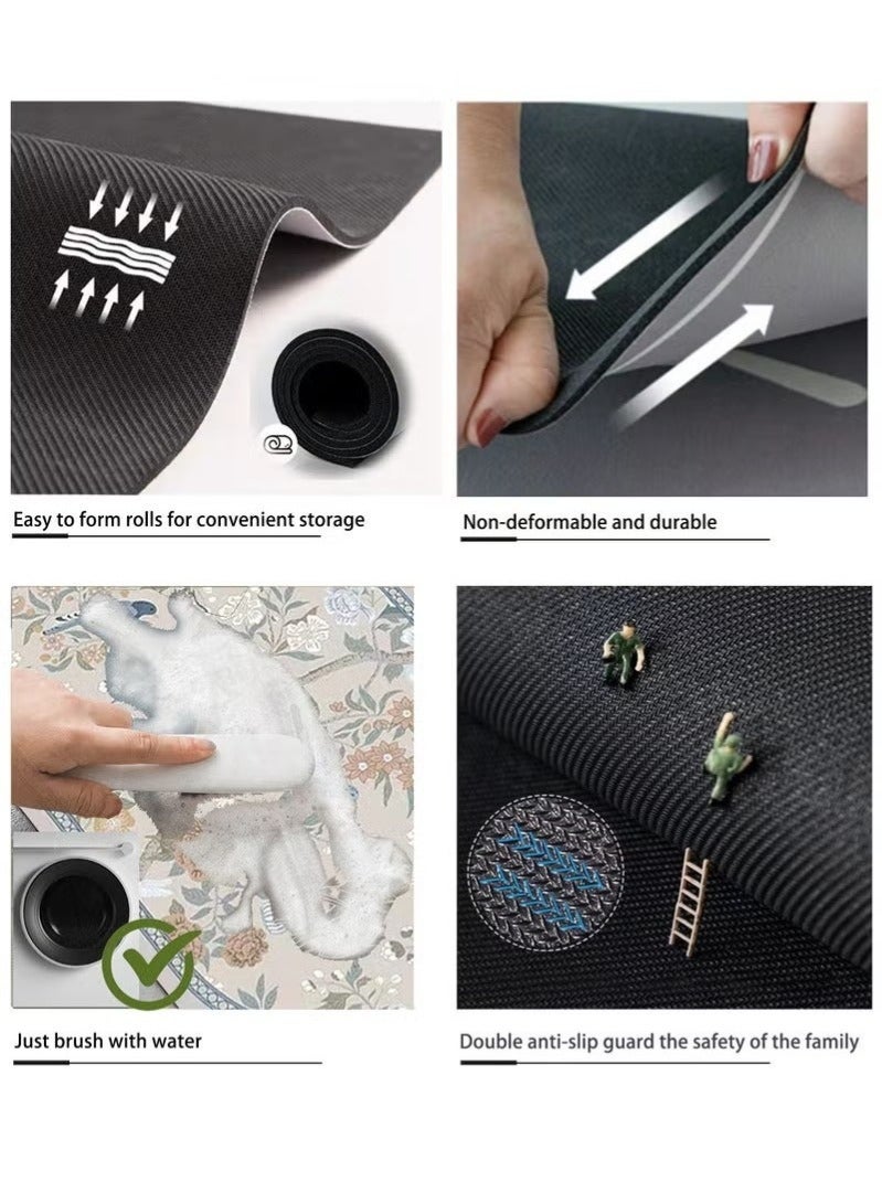 Bukela 2-Pack Non-Slip Bath Mats, Bathroom Mats (60x40cm) - Quick-Drying, Highly Absorbent, Durable & Machine Washable Floor Mats for Shower, Tub, Toilet, and Bathroom Floors - Image 2