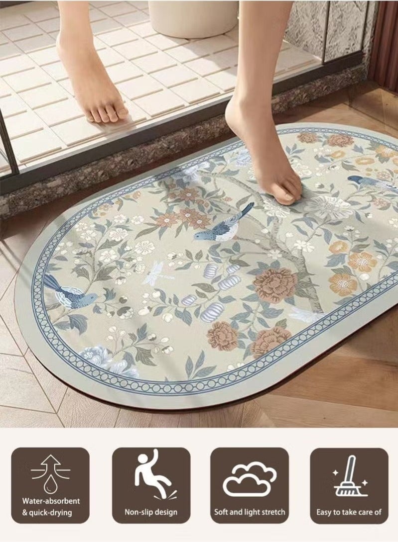 Bukela 2-Pack Non-Slip Bath Mats, Bathroom Mats (60x40cm) - Quick-Drying, Highly Absorbent, Durable & Machine Washable Floor Mats for Shower, Tub, Toilet, and Bathroom Floors - Image 4