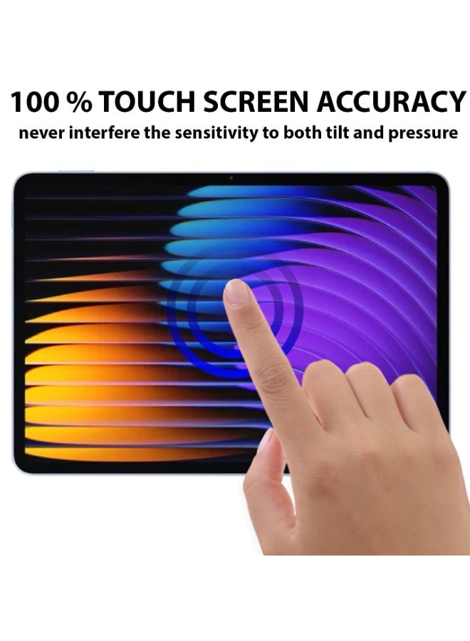 Screen Protector for Xiaomi Pad 7/7 Pro 11.2-inch 2024 9H Tempered Glass High Clarity Anti-Scratch Bubble Free HD Clear Front Screen Protector Tablet Film - Image 5