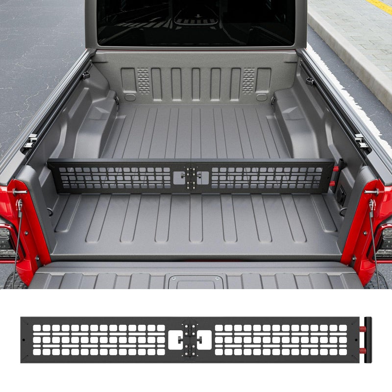 SZYANG Truck Bed Divider Compatible with 20202026 Jeep Gladiator Cargo Manager Molle Panel Truck Bed Organizer Replacement for 20202026 Jeep Gladiator Accessories - Image 2