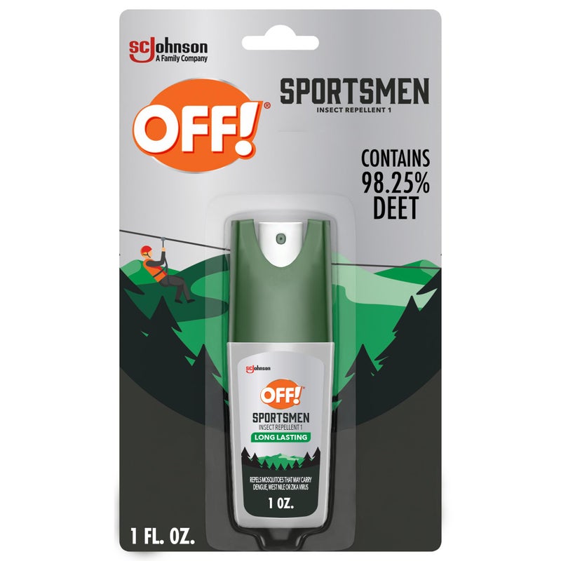 OFF! Deep Woods Sportsmen Insect Repellent Spritz, Maximum Strength, Bug Spray with up to 10 Hours of Protection, 1 oz - Image 1