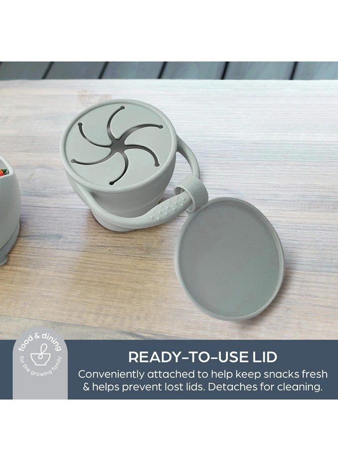 دريم بيبي كوب الوجبات الخفيفة السيليكوني القابل للطي من دريم بيبي (عبوة من قطعتين) - Image 2