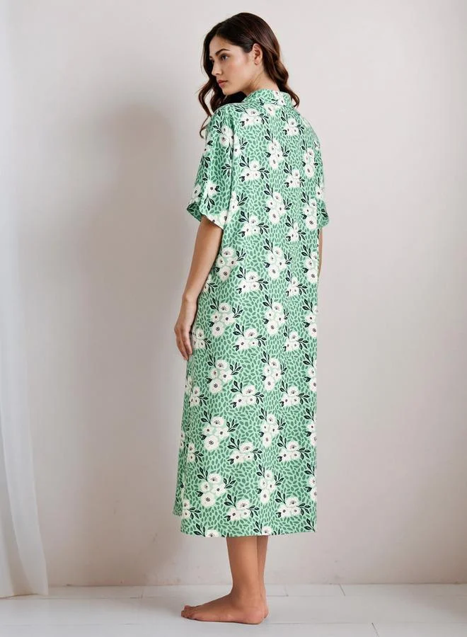 Splash FAV Nighty Viscose with Collar - Set of 2