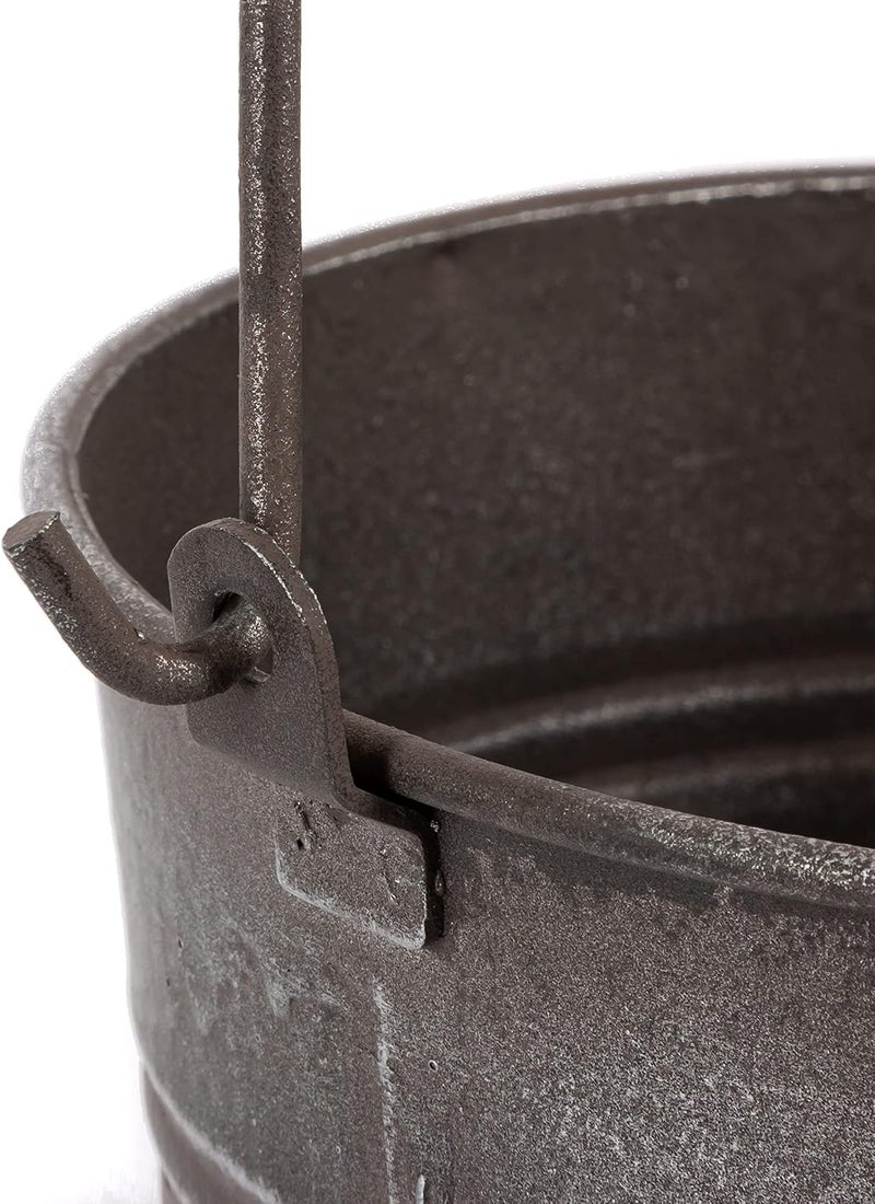 Gerson GIL 445InH Metal Pulley wBuckets Spring 10InL x 10InW x 4449InH Silver - Image 3