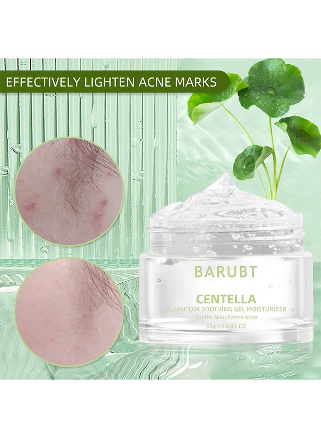 BARUBT 55g Centella Calming Gel Cream, Deeply Nourishing and Moisturizing Soothing Gel, Non-Sticky Face Moisturizer for Acne-prone Sensitive Oily Dry Skin Hydrating - Image 5