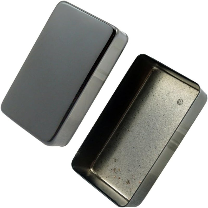 klarako 2 Pcs Double Coil Sealed Brass Humbucker Pickup Cover For Electric Guitars - Black, as described - Image 5