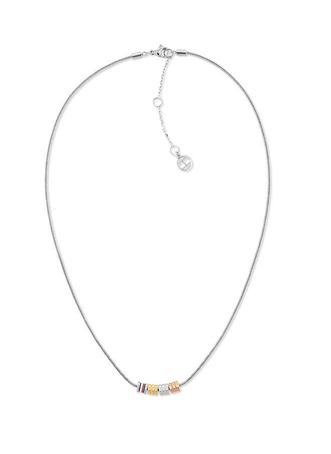 TOMMY HILFIGER Casual Women Triple-Tone Stainless Steel Pendant Necklace - 2780504  - Image 1