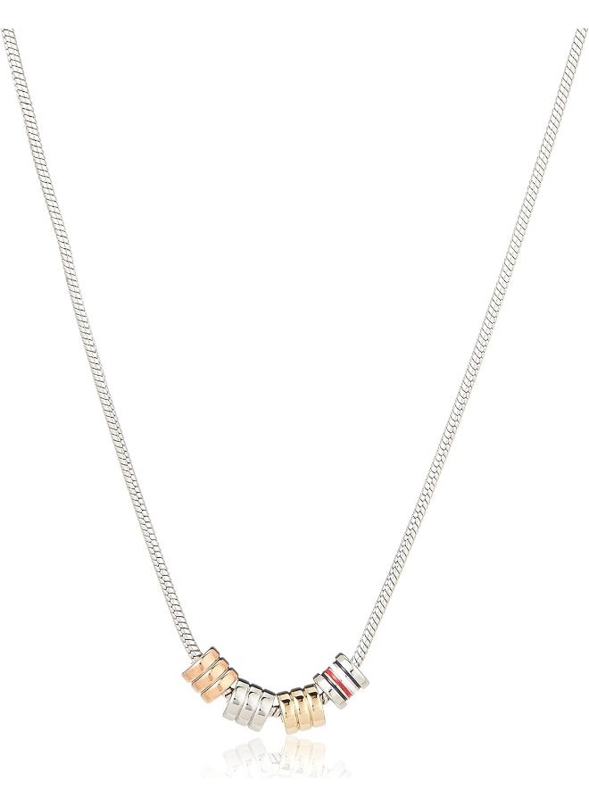 TOMMY HILFIGER Casual Women Triple-Tone Stainless Steel Pendant Necklace - 2780504  - Image 3