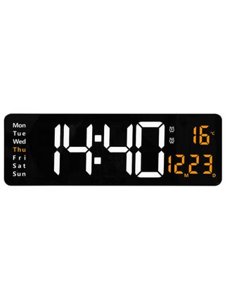 Digital Wall Clock Large Display, 16.2 Inch Large Wall Clocks, Modern LED Digital Clock with Remote Control for Living Room Decor - pzsku/ZABD984DB1E7440D7A70BZ/45/_/1717737662/8a11f4a6-6dd9-4c8e-a94a-fd92d9e9ea8c