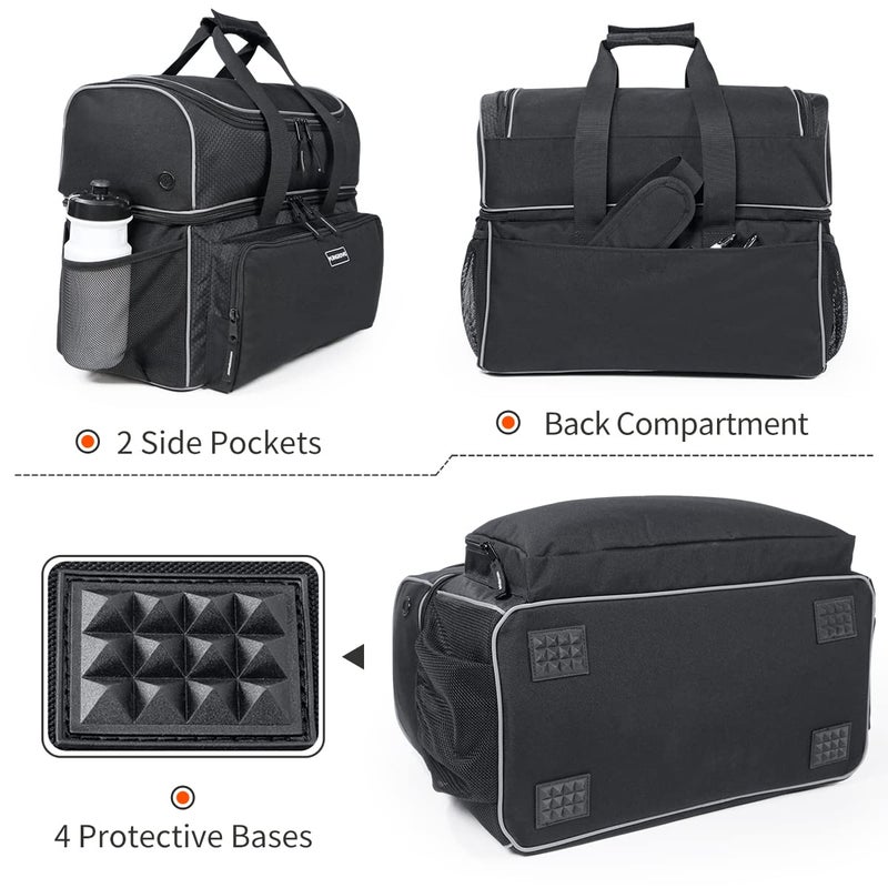 Mangrove 2 Ball Bowling Bag - Double Bowling Ball Bag with Dual Padded Holder & Mutiple Pockets - Fits Shoes Up to Mens Size 16 and Accessories - Image 3