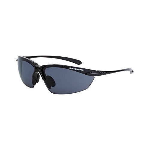 Crossfire Eyewear 9614 Sniper Polarized Safety Glasses with Smoke Polarized Lens and Black Frame - Image 4