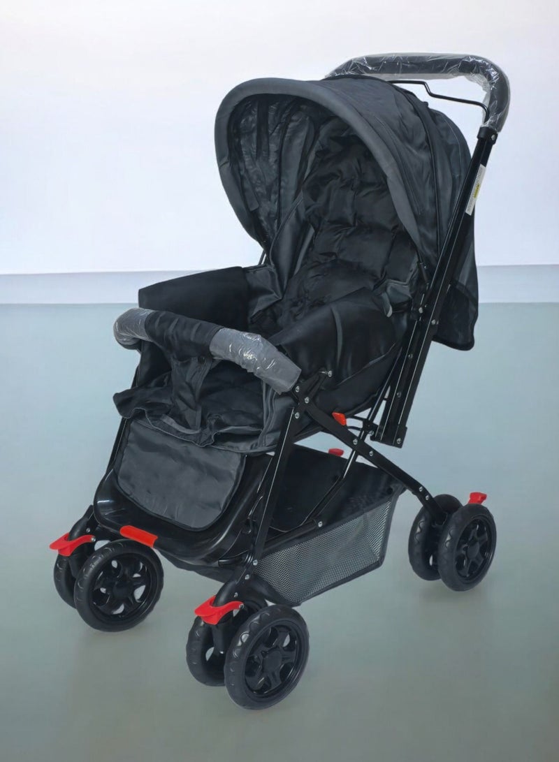 BABYCARA Baby Stroller Pram 0-3 Years Reversible Handle Light Weight Canopy - Image 1