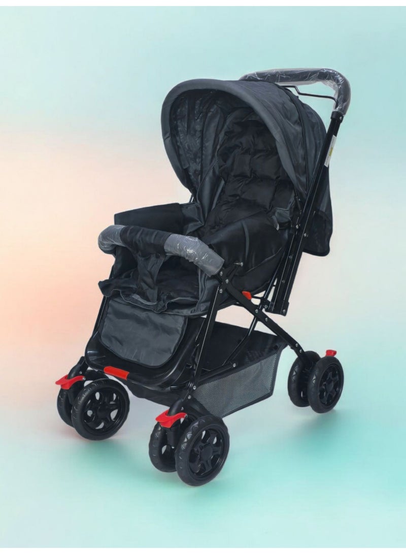 BABYCARA Baby Stroller Pram 0-3 Years Reversible Handle Light Weight Canopy - Image 3