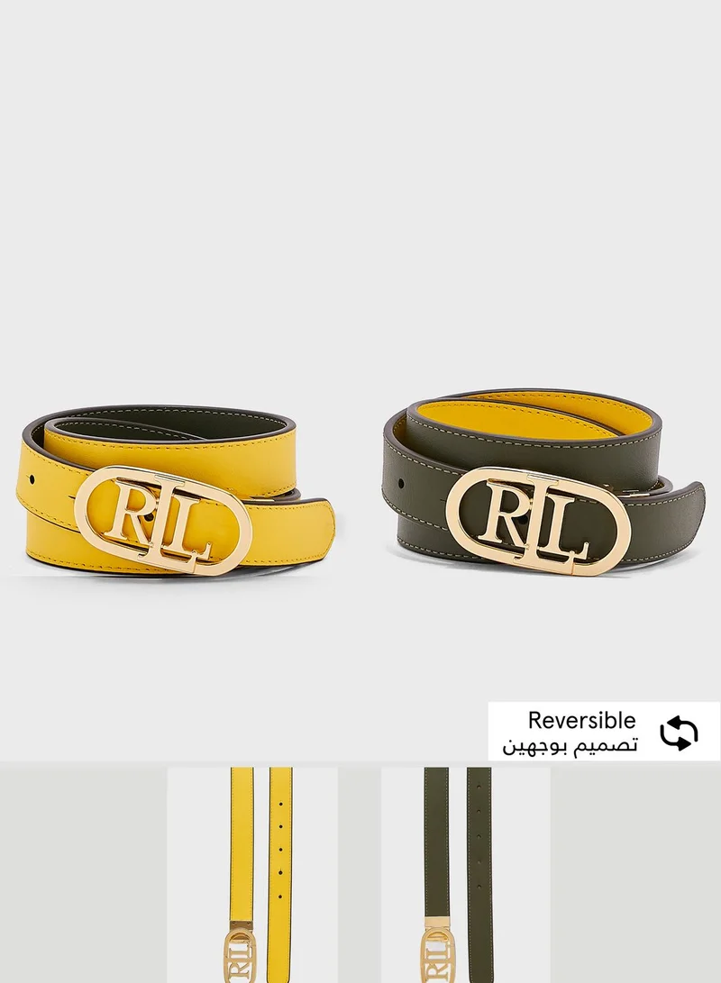 Lauren Ralph Lauren Reversible Logo Belt
