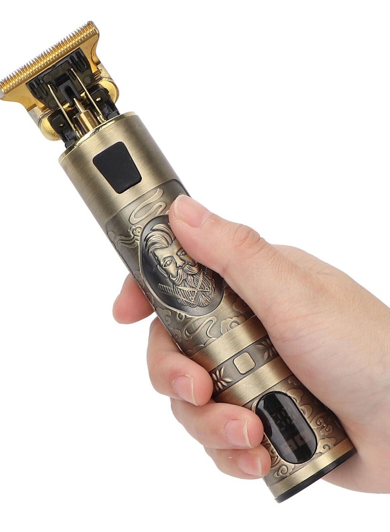 Men Electric LCD Digital Display Hair Trimmer - Image 1