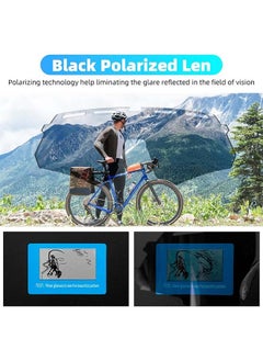 Rockbros Polarized Cycling Glasses With 4 Interchangeable Lenses Baseball Sunglasses For Men Womens Uv400 Sports Sunglasses  - Image 5