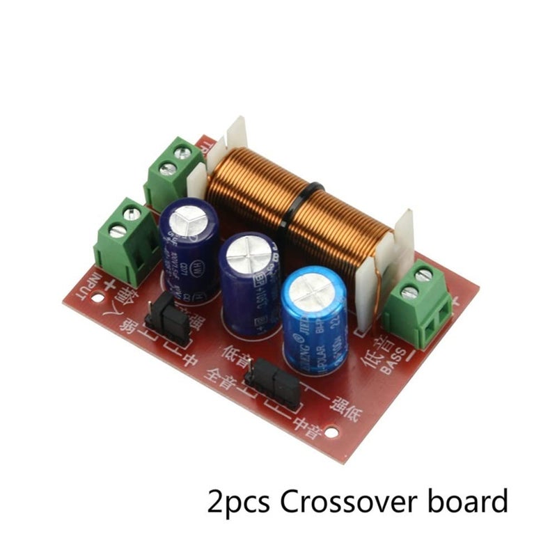 Element 400W 2 Way Crossover Speaker Tweeter With Bass Audio Adjustment Filter Frequency Divider Crossover Board - Image 3