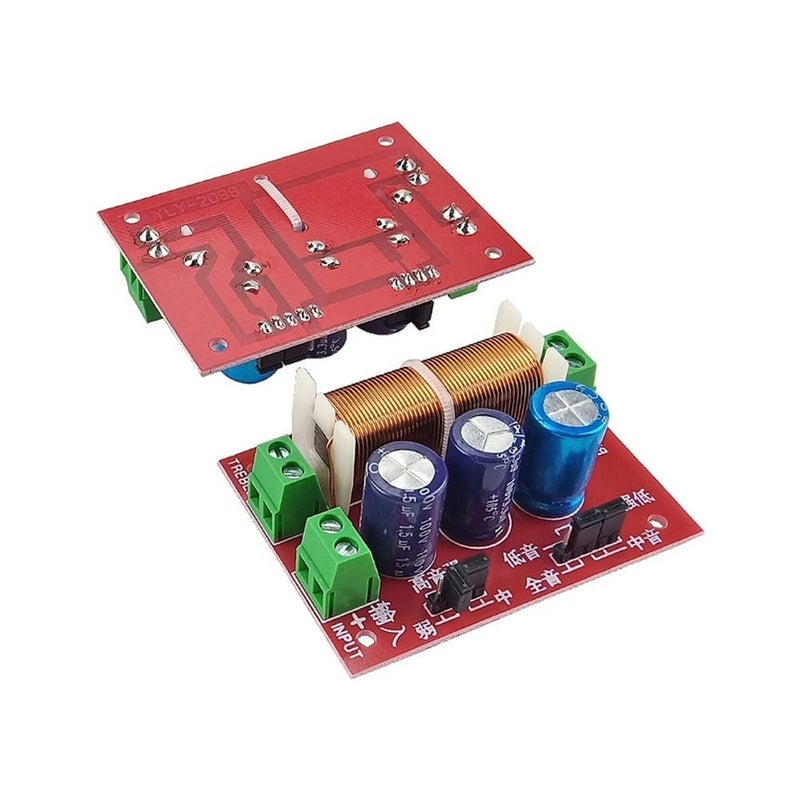 Element 400W 2 Way Crossover Speaker Tweeter With Bass Audio Adjustment Filter Frequency Divider Crossover Board - Image 4