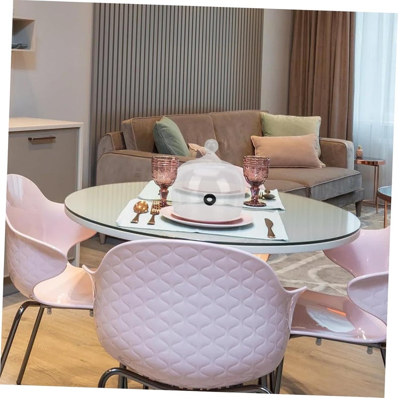 1pc Glass Food Cover for Cake and Bread Elegant Preservation Tent for Desserts and Pastries Artistic Dish Cover for Restaurants and Catering Food Protecting Dome - Image 3