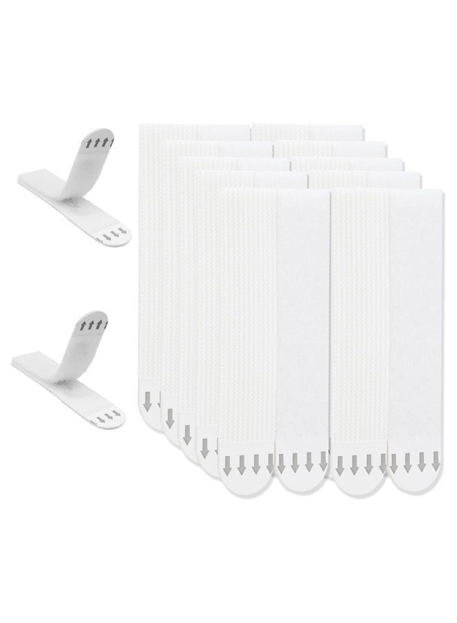 36Pairs(72Strips) Sticky Picture Hangers for Walls,Hanging Pictures Without Nail,Damage Free No Nails Refill Adhesive Poster Strips - Image 1