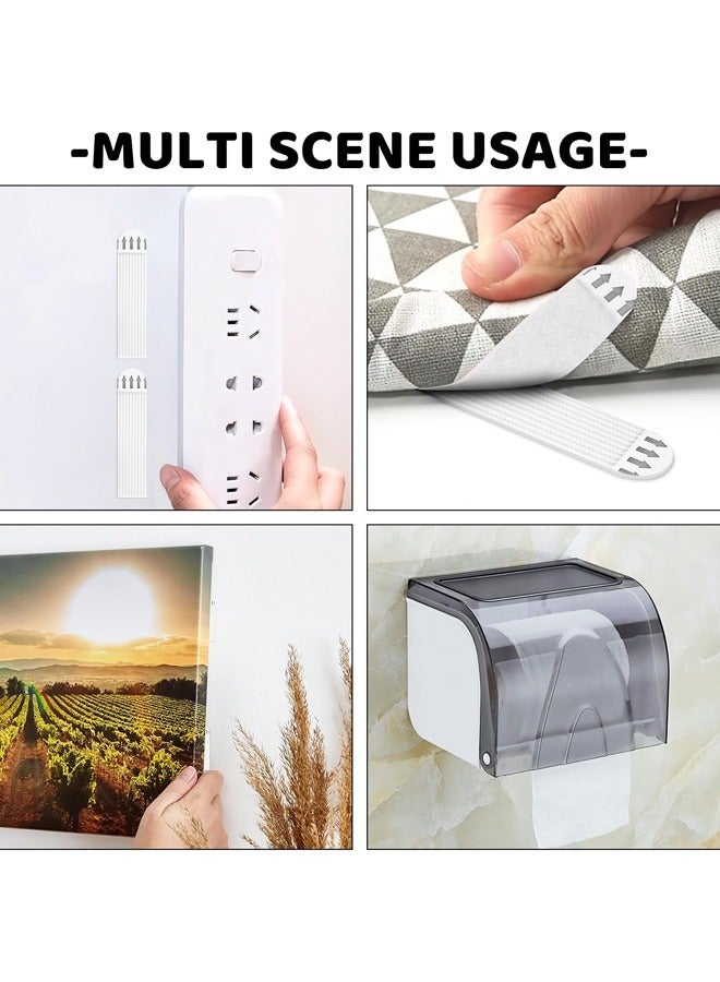 36Pairs(72Strips) Sticky Picture Hangers for Walls,Hanging Pictures Without Nail,Damage Free No Nails Refill Adhesive Poster Strips - Image 5