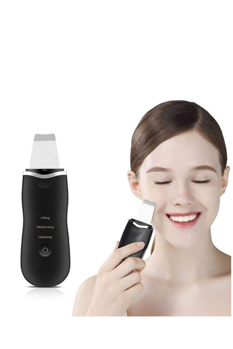 منجل الوجه لتنظيف الأيونات العميقة ومضغف التفحيم ومحاسبة التنظيف الشحنABLE ماساجر الجمال، جهاز إزالة البثور وإزالة حب الشمس وتقشير الرقي ومراقبة البشرة اللون الأبيض. - Image 2