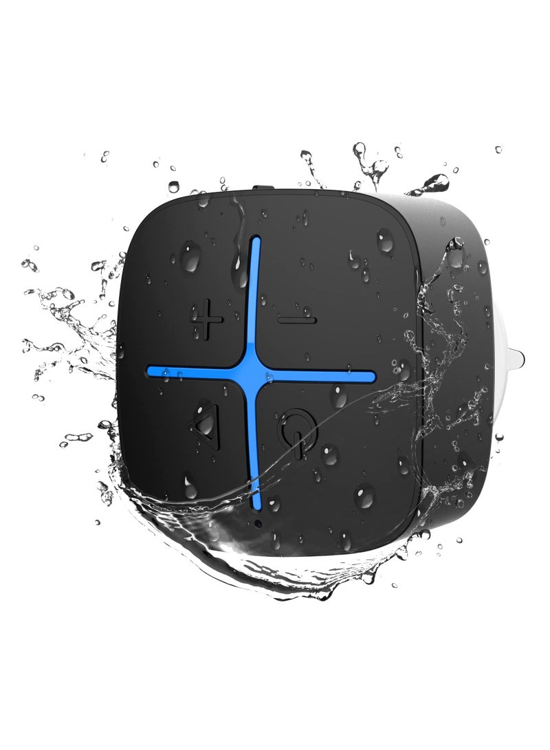 SOLARAE Waterproof Bluetooth Speaker, IP65 Mini Shower Speaker, Lightweight Portable Speakers for Travel, Pool, Beach, Biking, Kayak, Gifts for Men, Women - Image 1