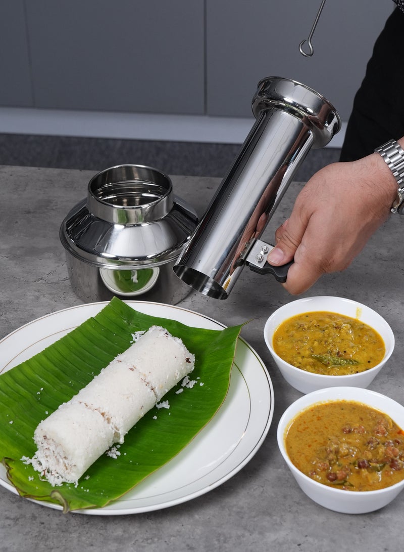 Homeway Premium Stainless Steel Puttu Maker Set – Complete Set for Perfect Puttu - Image 2