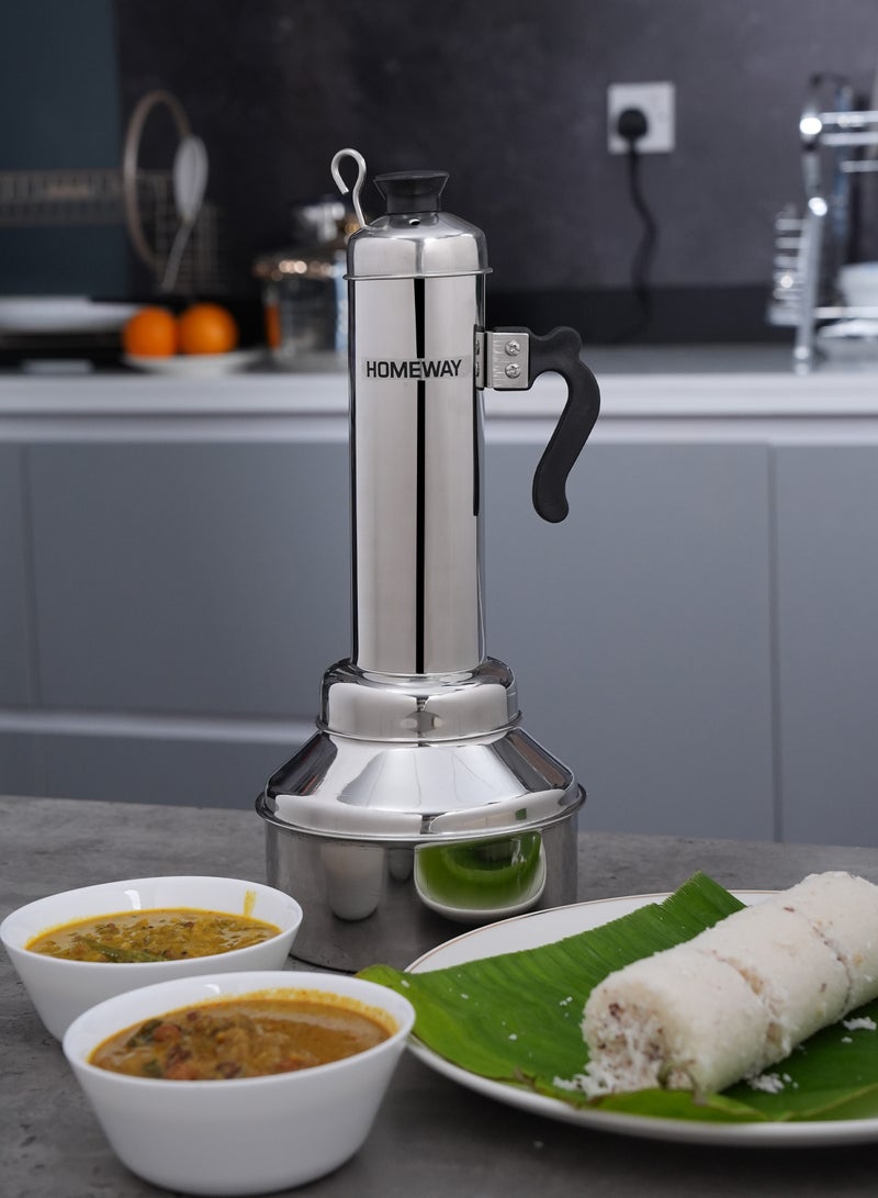 Homeway Premium Stainless Steel Puttu Maker Set – Complete Set for Perfect Puttu - Image 4