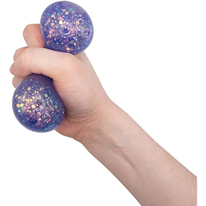 Tobar 38493 SCRUNCHEMS Galaxy Light UP Squish Ball - Image 3