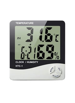 SHREE HANS CREATION SHREE HANS CREATION HTC Room temperature with Humidity Incubator Meter and Accurate Temperature Indicator Wall Mounting LCD Digital Alarm Clock Monitor for IndoorOutdoor HTC1 003  - Image 2