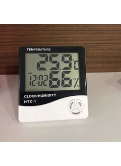 SHREE HANS CREATION SHREE HANS CREATION HTC Room temperature with Humidity Incubator Meter and Accurate Temperature Indicator Wall Mounting LCD Digital Alarm Clock Monitor for IndoorOutdoor HTC1 003  - Image 3
