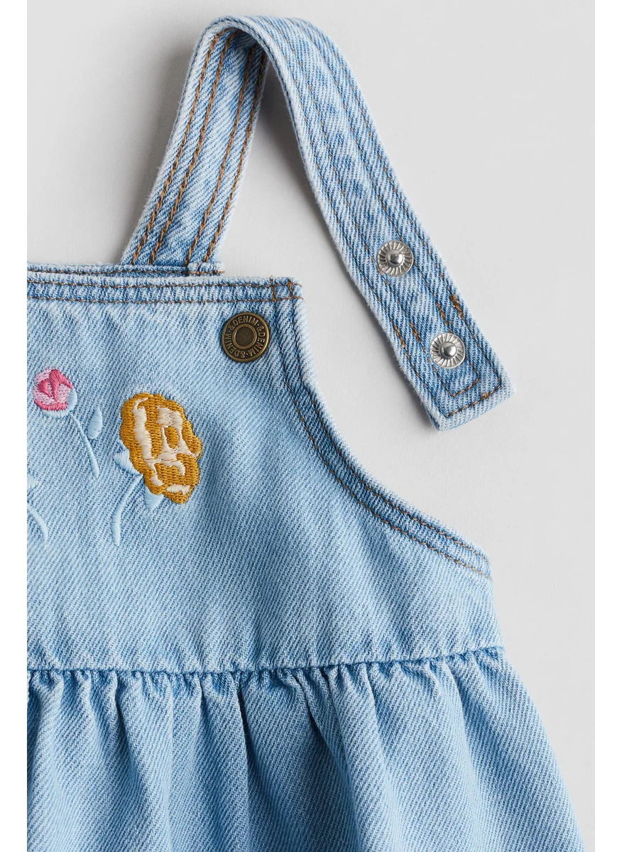 اتش اند ام Denim Dungaree Dress