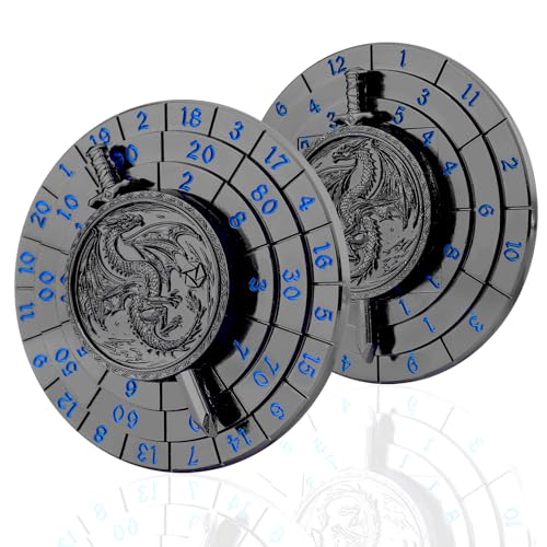 Haxtec Spinner Dice 7in1 Metal DND Dice Set Unique Dice Spinner Antique Compatible with Dungeons and Dragons DND Gifts RPG Role Playing Rotate Gaming Dice - Image 1